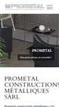 Mobile Screenshot of pro-metal.ch